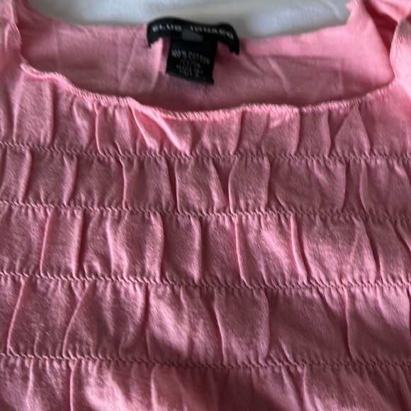Club Monaco pink tank size M front detail cotton - Picture 4 of 4